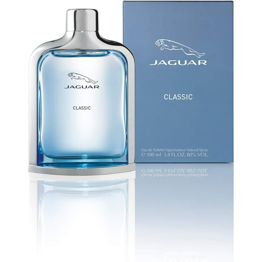 JAGUAR Classic Blue Eau De Toilette - 100 Ml (For Men, Floral)