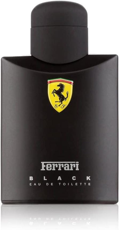 Ferrari Black Eau de Toilette Spray for Men, 4.2 Ounce