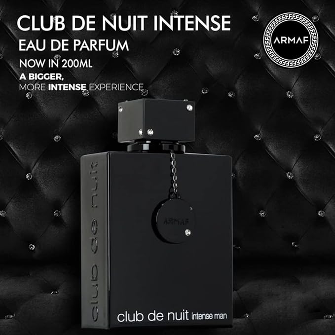 ARMAF Perfume Club De Nuit Intense Eau De Parfum For Men 200ml Long Lasting Fragrance For Him, Black