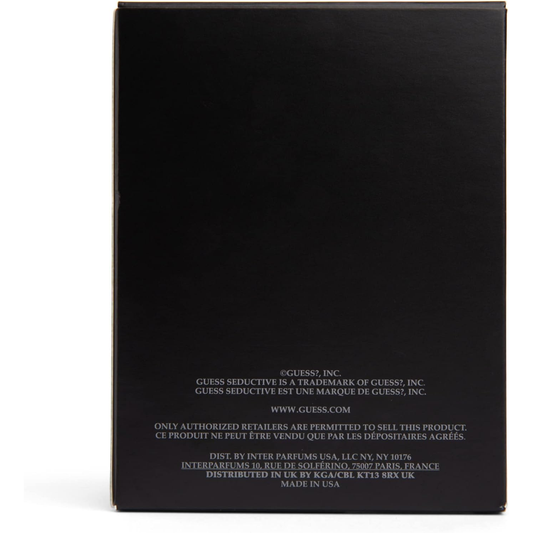 Guess Seductive Homme Noir by Guess for Men - 3.4 oz EDT Spray