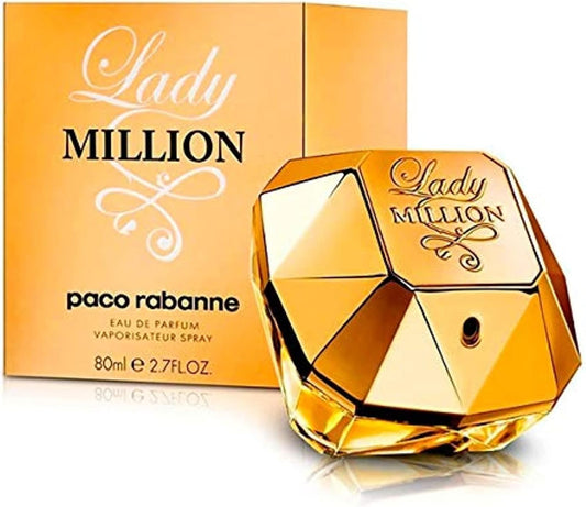 Lady Million by Paco Rabanne for Women - Eau de Parfum, 80ml