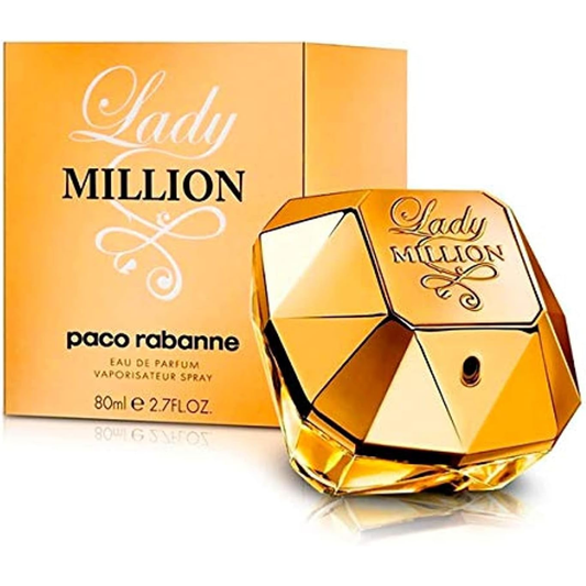 Lady Million by Paco Rabanne for Women - Eau de Parfum, 80ml