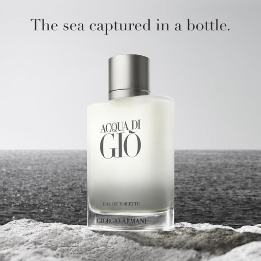 GIORGIO ARMANI Acqua Di Gio By For Men. Eau De Toilette Spray 3.4 Ounces