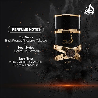 Lattafa Asad Eau de Parfum for Men 100 ml
