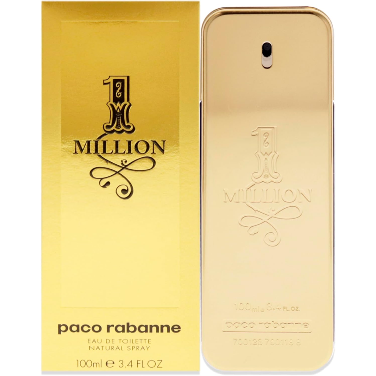 Paco Rabanne 1 Million Edt Spray - 3.3oz (M)