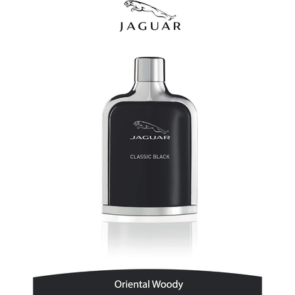 Jaguar Classic Black for Men - Eau de Toilette, 100 ml