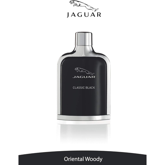Jaguar Classic Black for Men - Eau de Toilette, 100 ml