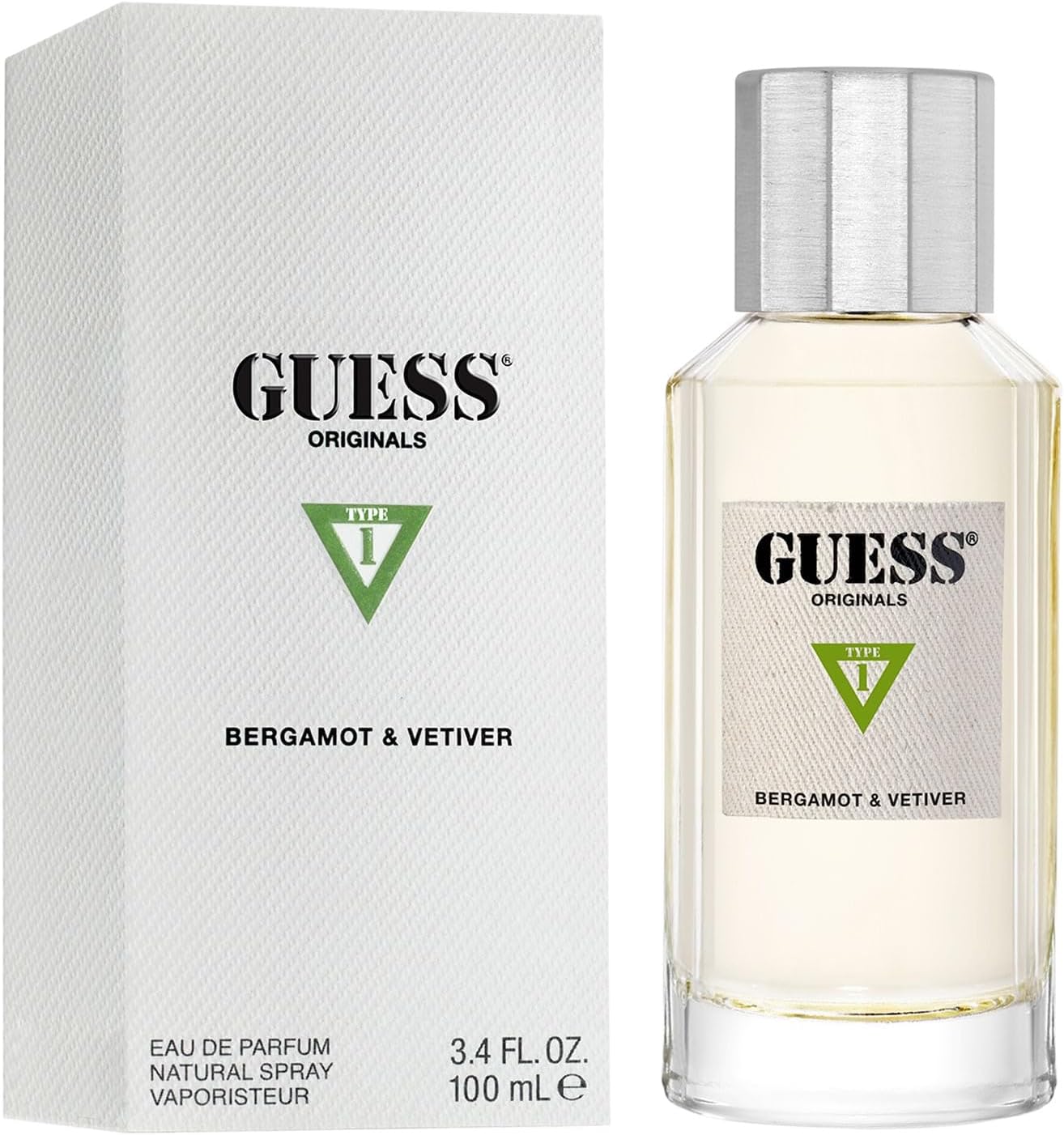 Guess EDP Bergamot & Vetiver For Unisex 100ml