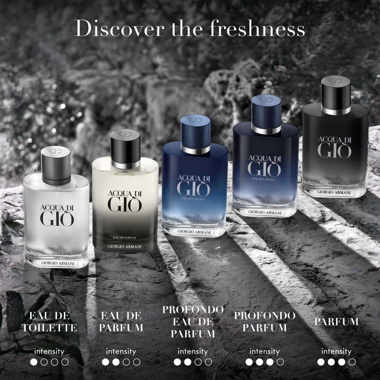 GIORGIO ARMANI Acqua Di Gio By For Men. Eau De Toilette Spray 3.4 Ounces