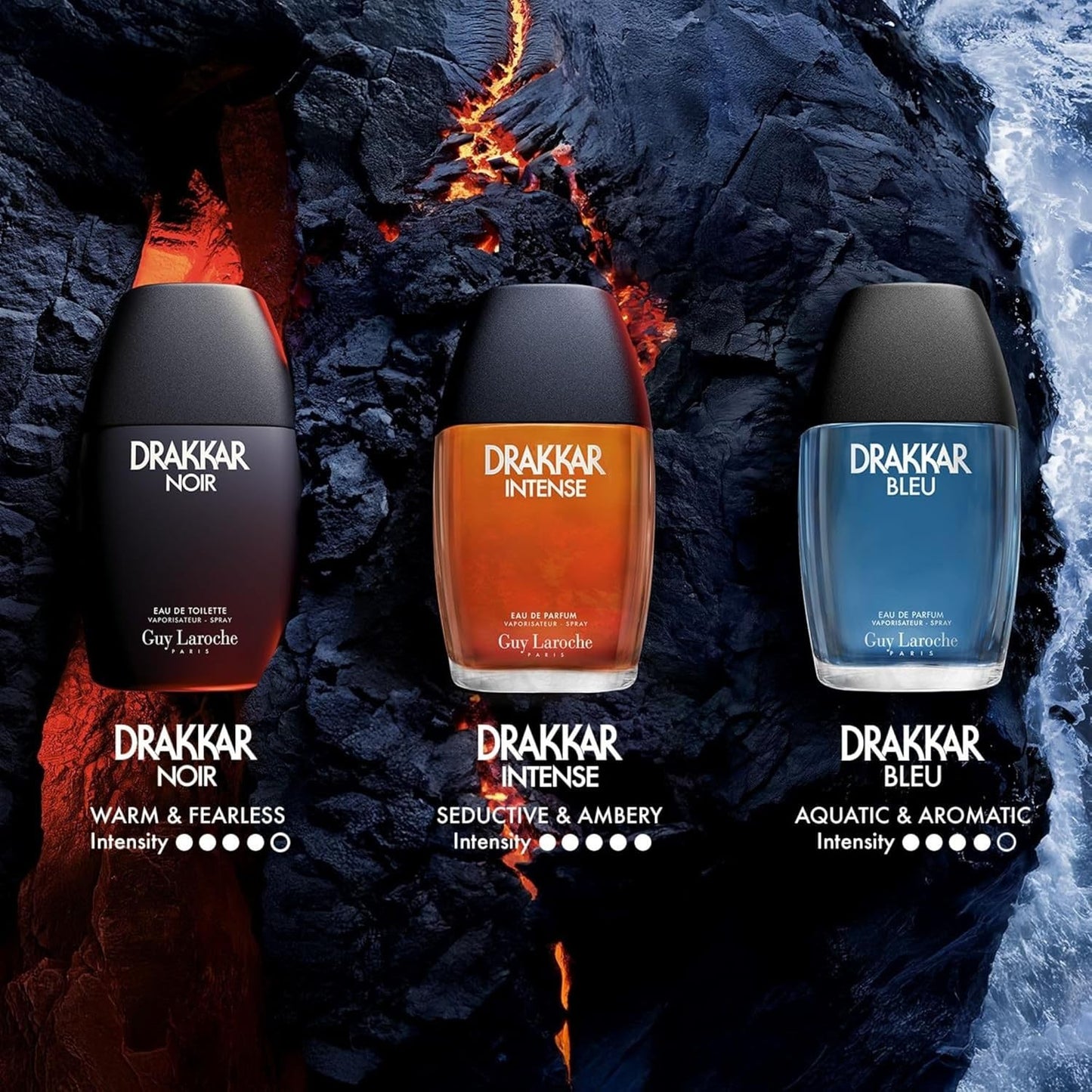 Guy Laroche Drakkar Noir - perfume for men, 200 ml - EDT Spray
