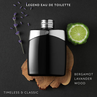MontBlanc Legend by Mont Blanc Eau De Toilette Spray 3.4 oz for Men