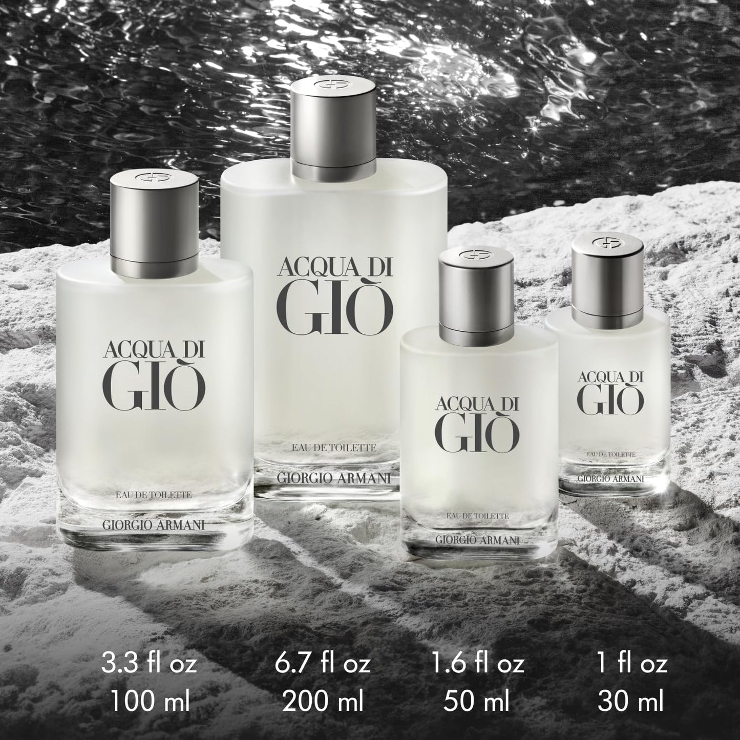 GIORGIO ARMANI Acqua Di Gio By For Men. Eau De Toilette Spray 3.4 Ounces