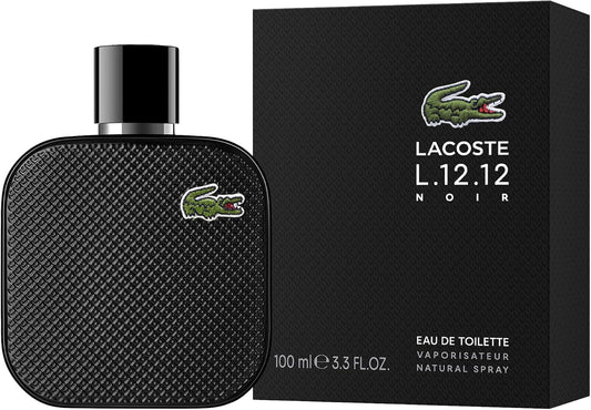 Eau De LACOSTE L.12.12 Noir - Perfume For Men - Eau De Toilette, 100 ml
