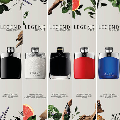 MontBlanc Legend by Mont Blanc Eau De Toilette Spray 3.4 oz for Men