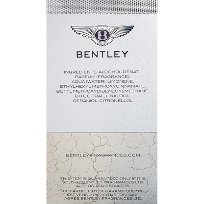 Bentley Infinite Rush Eau de Toilette, 100 ml
